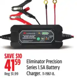Canadian Tire MotoMaster Eliminator Precision Series 1.5A Battery Charger offer