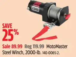 Canadian Tire MotoMaster Steel Winch offer
