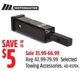 Canadian Tire MotoMaster Selected Towing Accessories offer