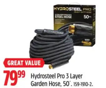Canadian Tire Hydrosteel Pro 3 Layer Garden Hose offer