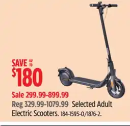 Canadian Tire Segway Selected Adult Electric Scooters offer