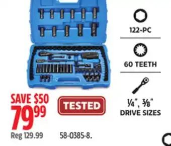 Canadian Tire Mastercraft General use Socket Sets offer