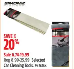 Canadian Tire Simoniz Selected Car Cleaning Tools offer