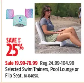 Canadian Tire Step 2 Selected Swim Trainers, Pool Lounge or Flip Seat offer