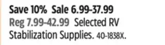 Canadian Tire Roblock Stabilization Supplies offer