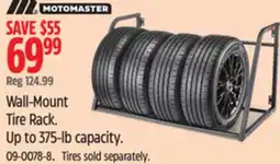 Canadian Tire Wall-Mount Tire Rack Up to 375-lb capacity offer
