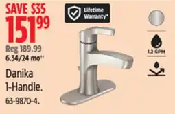 Canadian Tire Moen Danika 1-Handle offer