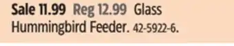 Canadian Tire Perky-PET Glass Humming bird Feeder offer