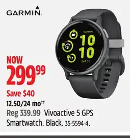 Canadian Tire Vivoactive 5 GPS Smartwatch offer