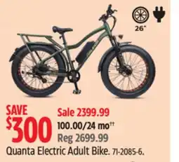Canadian Tire Raleigh Quanta Electric Adult Bike offer
