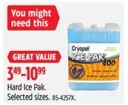 Canadian Tire Hard Ice Pak offer
