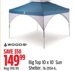 Canadian Tire Woods Big Top 10 x 10´ Sun Shelter offer
