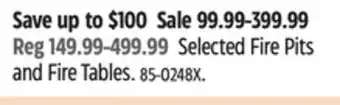 Canadian Tire For Living Selected Fire Pits and Fire Tables offer