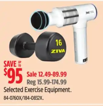 Canadian Tire Selected Exercise Equipment offer