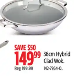 Canadian Tire 36cm Hybrid Clad Wok offer
