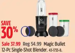 Canadian Tire Magic Bullet 12-Pc Single-Shot Blender offer