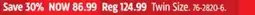 Canadian Tire Coleman Twin Size offer