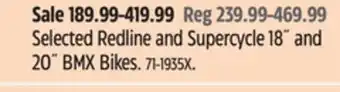 Canadian Tire Selected Redline and Supercycle offer