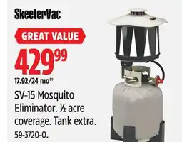 Canadian Tire SkeeterVac SV-15 Mosquito Eliminator offer