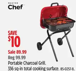 Canadian Tire MASTER Chef Portable Charcoal Grill offer