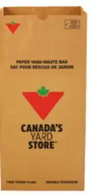 Canadian Tire Compostable 2-Ply Leaf Bags offer