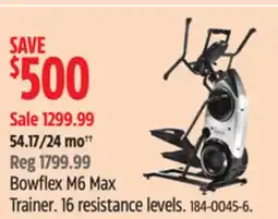 Canadian Tire Bowflex M6 Max Trainer offer