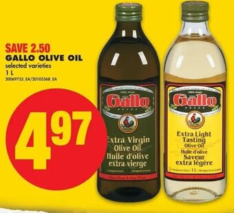 No Frills Gallo olive oil offer
