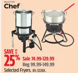 Canadian Tire Selected Fryers offer