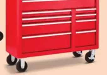 Canadian Tire MAXIMUM 47˝ 9-Drawer Tool Cabinet with Built-In Power Bar and USB Solid Wood Top offer