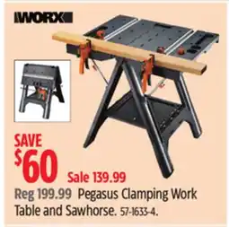 Canadian Tire Pegasus Clamping Work Table and Sawhorse offer
