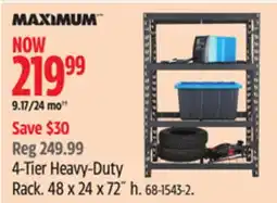 Canadian Tire Maximum 4-Tier Heavy-Duty Rack offer