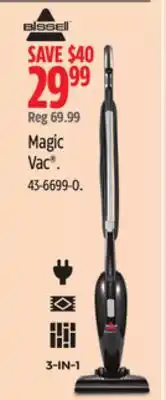 Canadian Tire Bissell Magic Vac offer