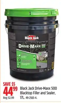 Canadian Tire Black Jack Drive-Maxx 500 Blacktop Filler and Sealer offer