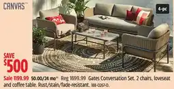 Canadian Tire Canvas Gates Conversation Set offer