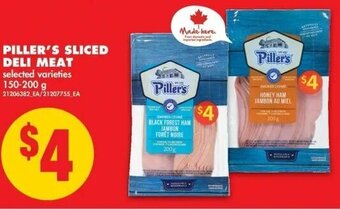 No Frills Piller's sliced deli meat offer