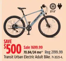 Canadian Tire Raleigh Transit Urban Electric Adult Bike offer