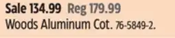 Canadian Tire Woods Aluminum Cot offer