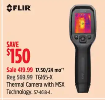 Canadian Tire FLIR TG165-X Thermal Camera with MSX Technology offer