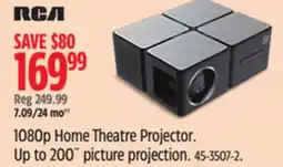 Canadian Tire 1080p Home Theatre Projector. Up to 200˝ picture projection offer