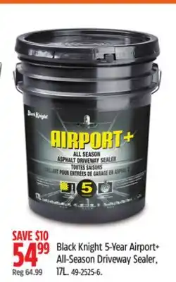 Canadian Tire Black Knight 5-Year Airport+ All-Season Driveway Sealer offer