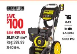 Canadian Tire GAS 2.5 GPM 3000 PSI offer