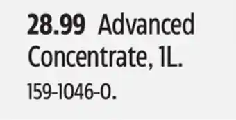 Canadian Tire Advanced Concentrate offer