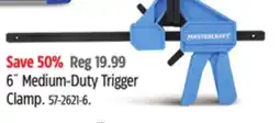 Canadian Tire Mastercraft 6˝ Medium-Duty Trigger Clamp offer