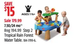 Canadian Tire Step 2 Tropical Rain Forest Water Table offer