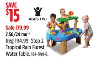 Canadian Tire Step 2 Tropical Rain Forest Water Table offer