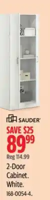 Canadian Tire SAUDER 2-Door Cabinet offer