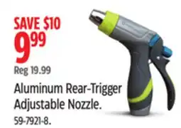 Canadian Tire Yardworks Aluminum Rear-Trigger Adjustable Nozzle offer
