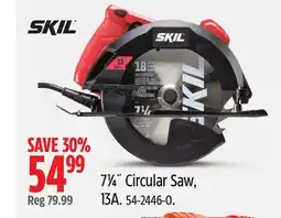 Canadian Tire SKIL 71⁄4˝ Circular Saw offer