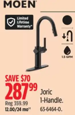 Canadian Tire Scotts Joric 1-Handle offer