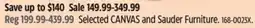 Canadian Tire Selected CANVAS and Sauder Furniture offer